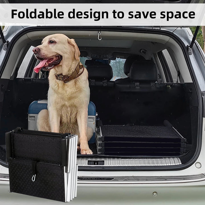 Escalier Premium en Alliage d'Aluminium Pliable à 5 Marches - HautePattes