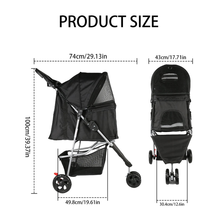 Poussette Premium pour Animaux - HautePattes