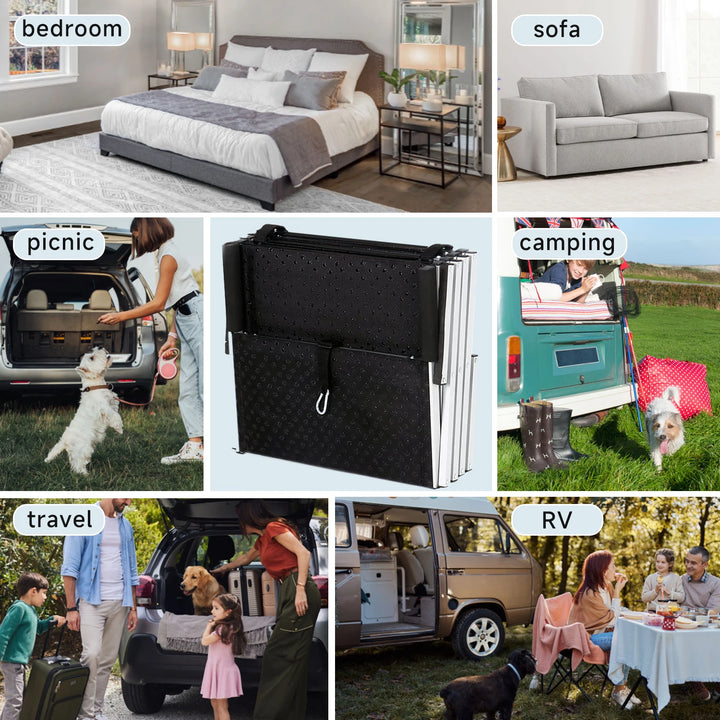 Escalier Premium en Alliage d'Aluminium Pliable à 5 Marches - HautePattes