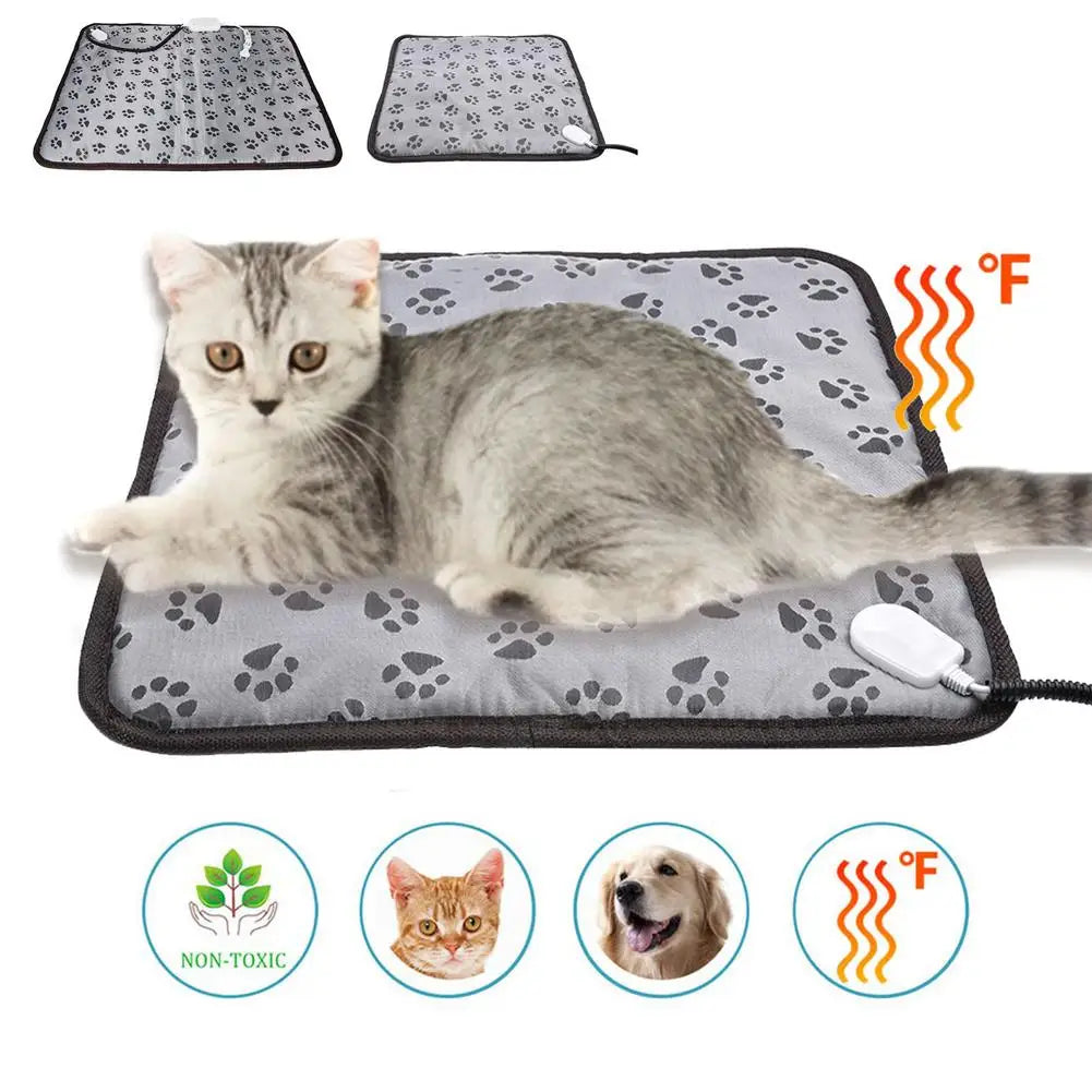 Coussin chauffant chien chat anti-froid et apaisant
