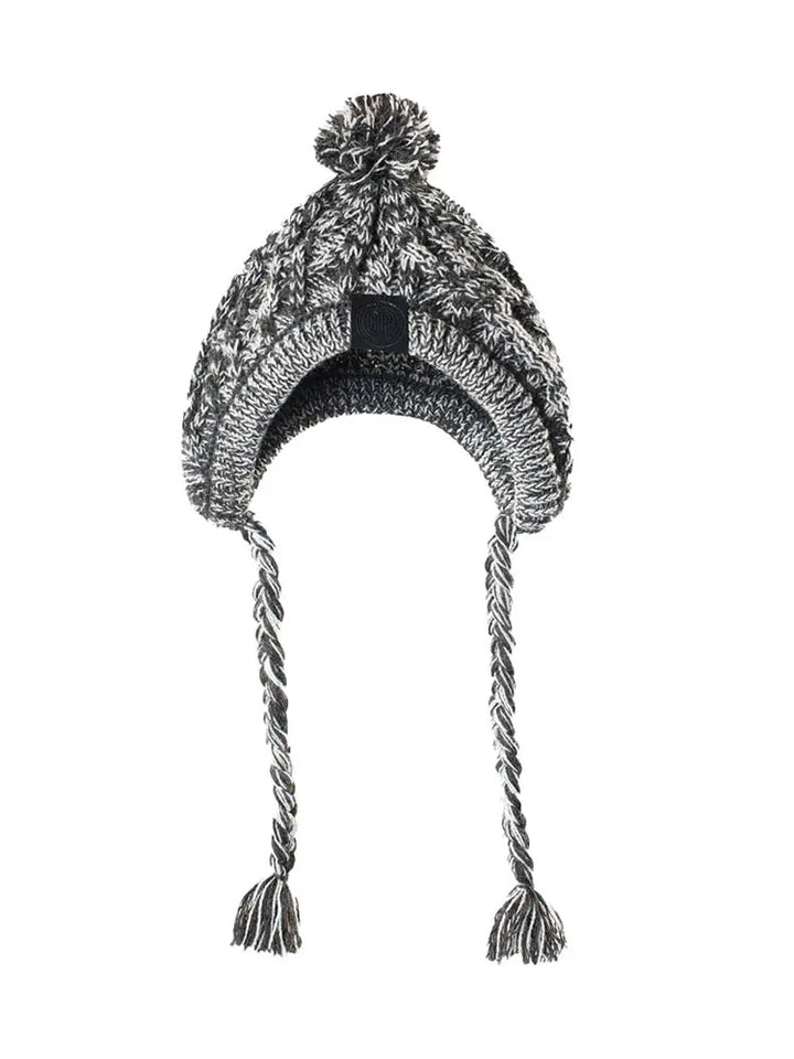 Bonnet tricoté chaud pour chien avec pompon - HautePattes
