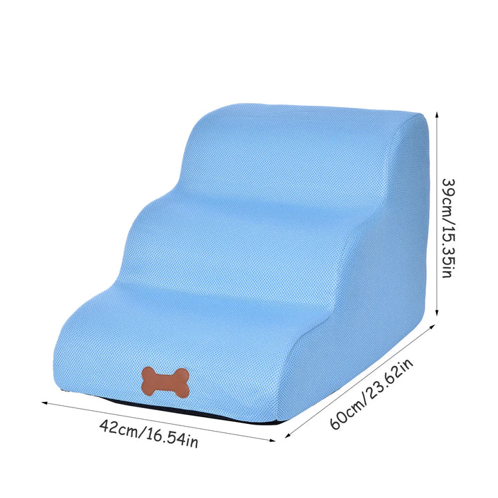 Escalier Premium 3 Marches pour Chiens & Chats – Confort & Autonomie Ultimes - HautePattes