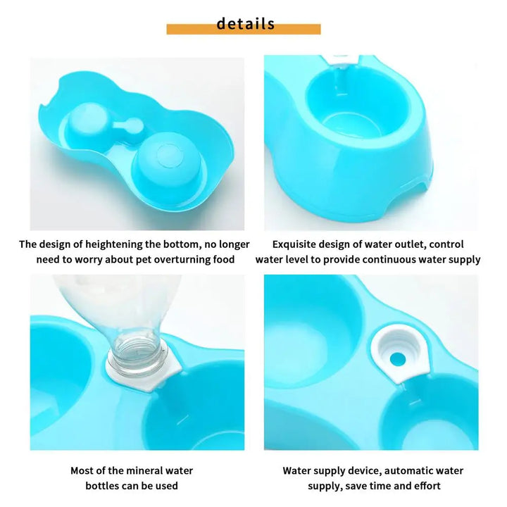 Gamelle Automatique avec Réservoir d'Eau pour Chiens et Chats - HautePattes