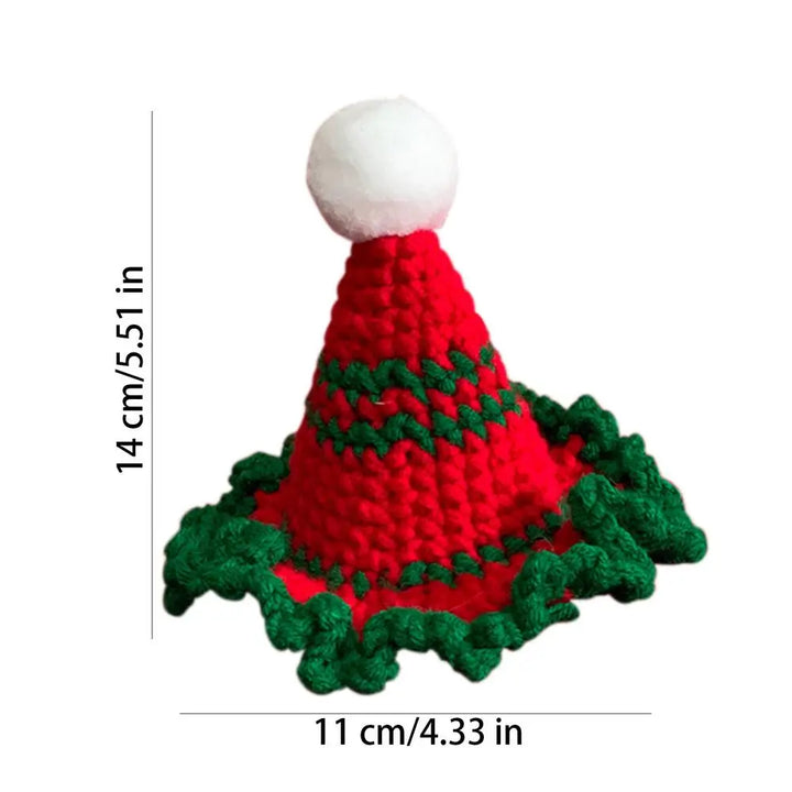 Bonnet de Noël chat ou chien - Le petit détail qui touche les cœurs