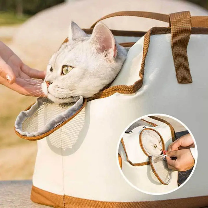 Sac transport cabine chat chien pour sorties tendres et stylées