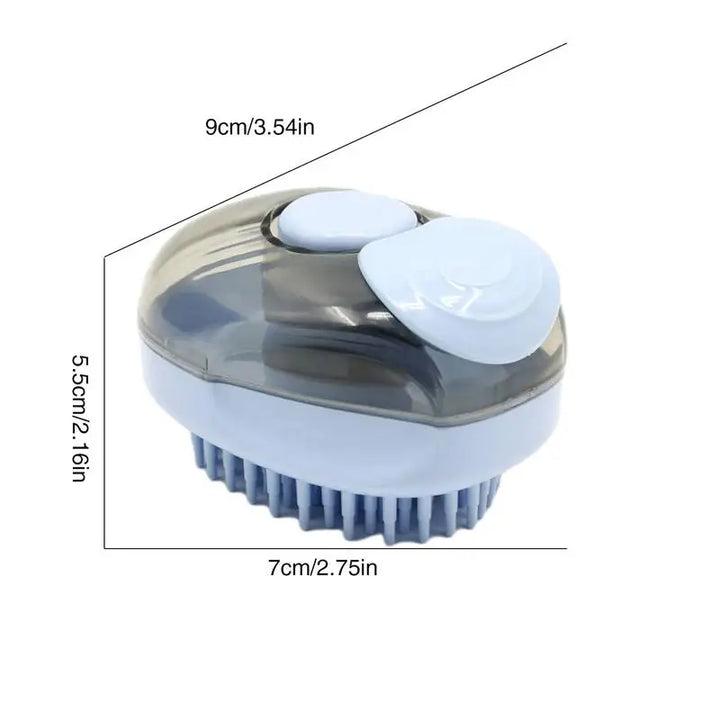 Brosse bain chien chat : pelage doux, massage relaxant