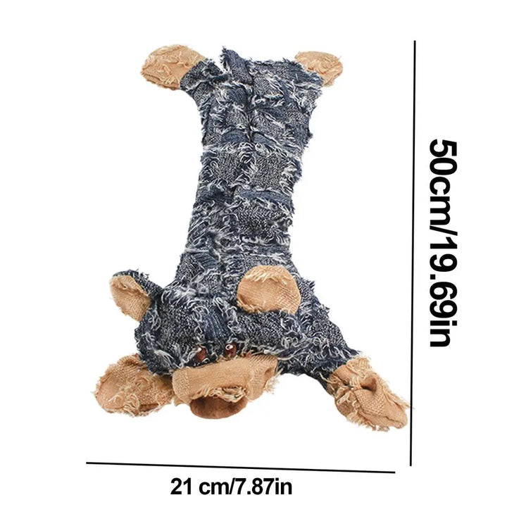 Jouet Couineur Indestructible en Forme d'Ours pour Chien - HautePattes