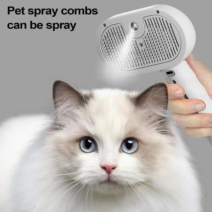 Brosse Ă  Vapeur Rechargeable Chien et Chat - HautePattes