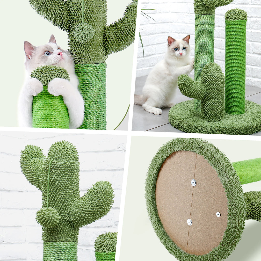 Griffoir cactus pour chat qui canalise l’instinct avec style