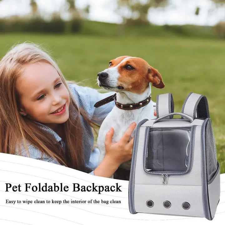 Sac transport pliable chien chat cocon sécurisé et léger