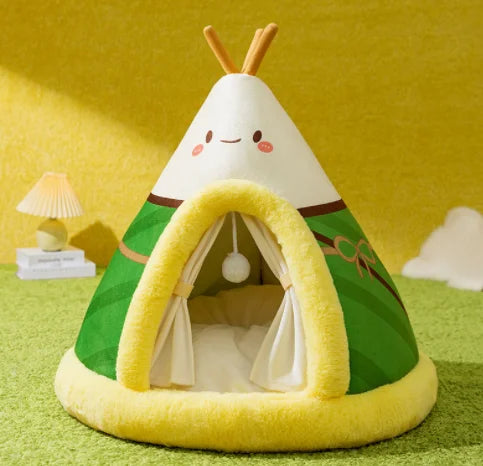 Un refuge doux pour l’hiver, pensé pour chats & petits chiens