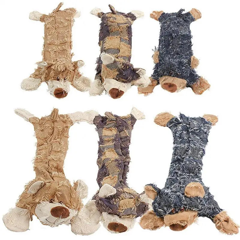 Jouet Couineur Indestructible en Forme d'Ours pour Chien - HautePattes