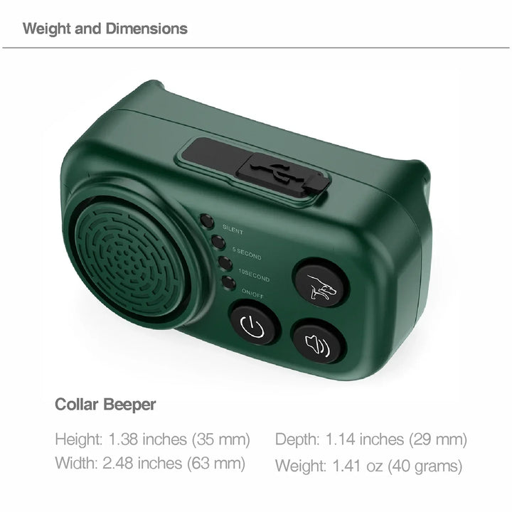 Collier sonore pour chien – Un signal, et il revient avec confiance