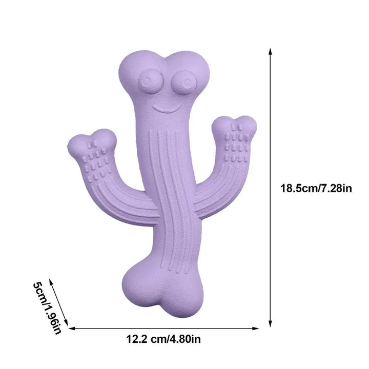 Jouet à mâcher pour chien en forme de cactus - HautePattes