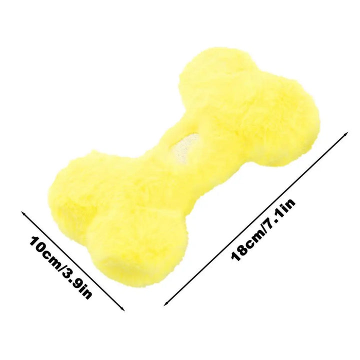 Jouet en peluche pour chien – Forme d’os - HautePattes