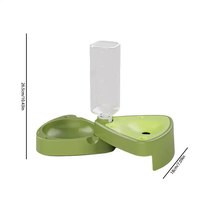 Gamelle chien chat 3-en-1 – Boire + manger partout