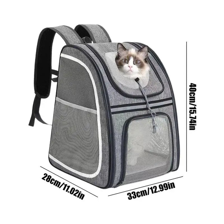Sac à dos chat & petit chien : confortable, pliable et toujours prêt à partir
