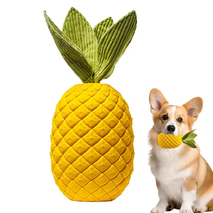Jouet à mâcher pour chien en forme d’ananas - HautePattes
