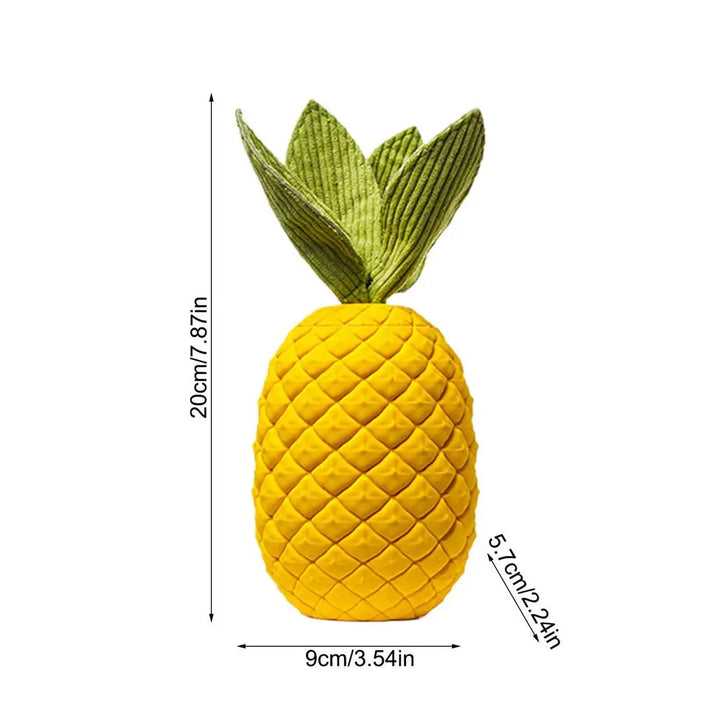 Jouet à mâcher pour chien en forme d’ananas - HautePattes