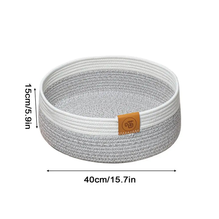 Panier Premium en Corde de Coton - HautePattes