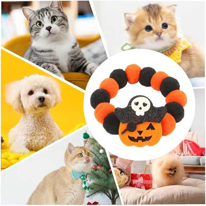 Collier Halloween chien chat – Pour qu’il célèbre à ta façon