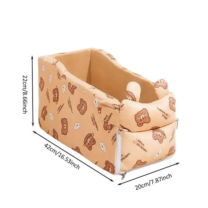 Siège Auto Confort Premium pour Chiens & Chats - Voyages en Toute Sécurité - HautePattes