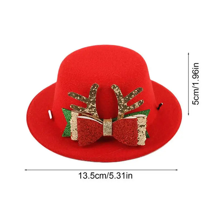 Chapeau rouge de Noël pour animaux de compagnie - HautePattes