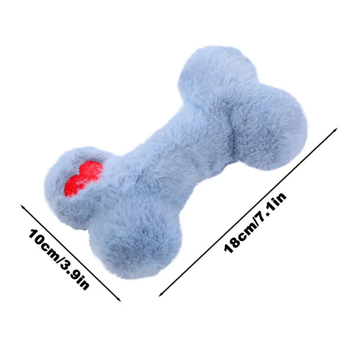 Jouet en peluche pour chien – Forme d’os - HautePattes