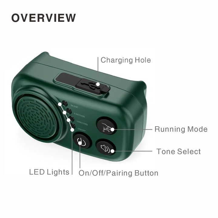 Collier sonore pour chien – Un signal, et il revient avec confiance