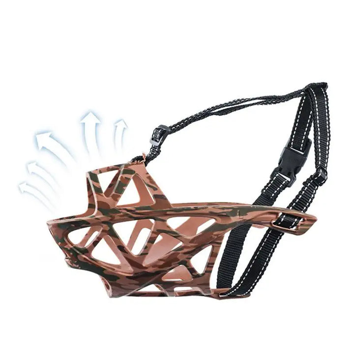 Muselière ajourée pour chien grande taille confort et contrôle