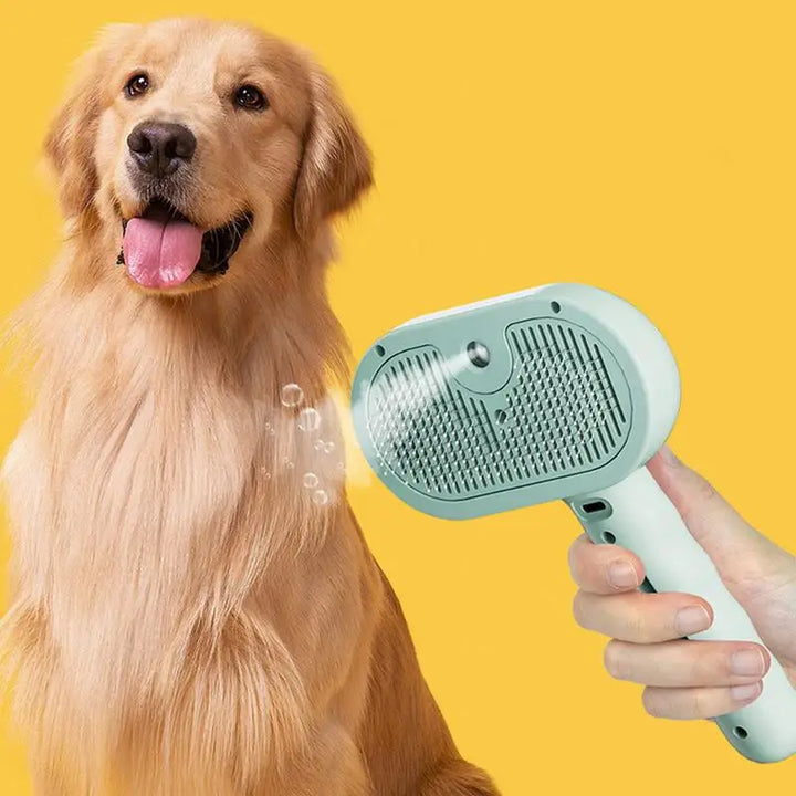 Brosse Ă  Vapeur Rechargeable Chien et Chat - HautePattes