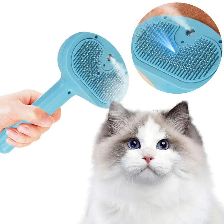 Brosse vapeur chien chat : soin apaisant, pelage sain, lien renforcé