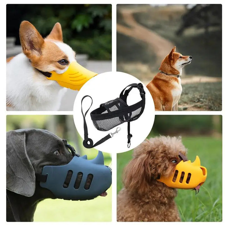 Muselière maille 2XL pour chien : maîtrise douce, confort total