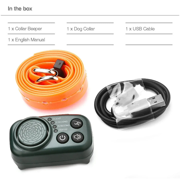 Collier sonore pour chien – Un signal, et il revient avec confiance