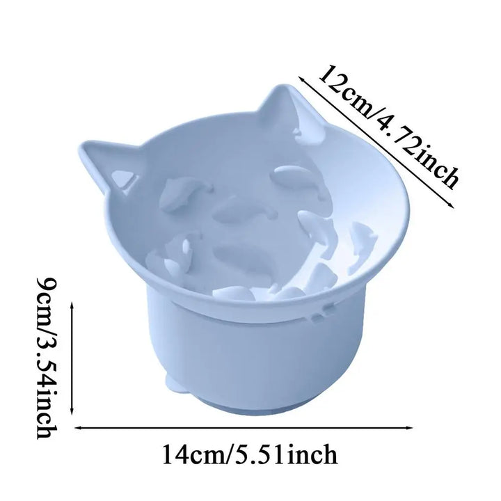 Gamelle à alimentation lente réglable Chat et Chien - HautePattes