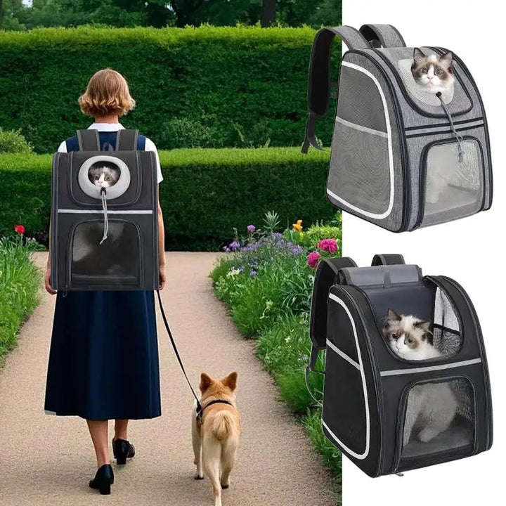 Sac à dos chat & petit chien : confortable, pliable et toujours prêt à partir