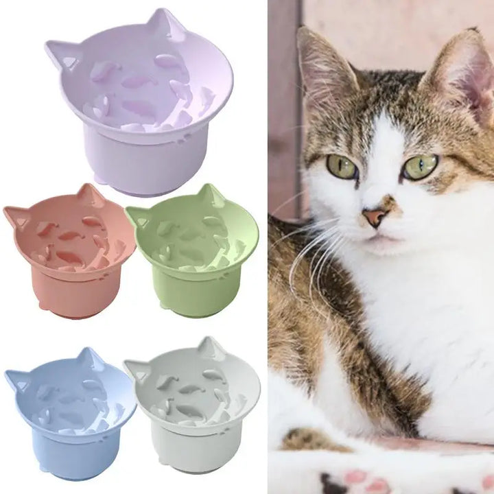 Gamelle à alimentation lente réglable Chat et Chien - HautePattes