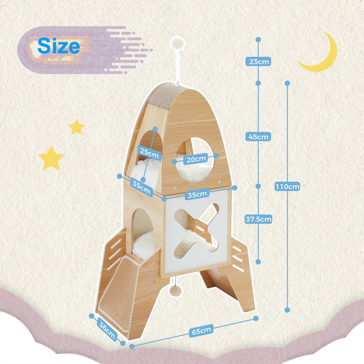 Arbre à Chat Fusée - HautePattes