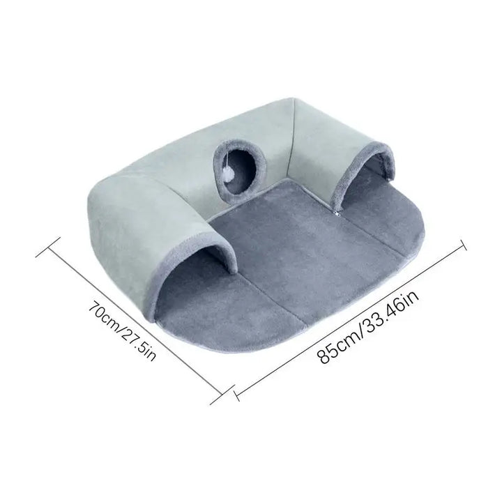 Tunnel pour chat : un cocon d’aventure, de repos… et d’amour