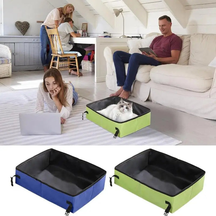 Bac à Litière Pliable Premium - HautePattes