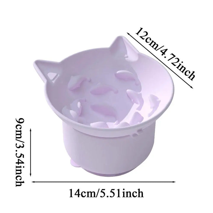 Gamelle à alimentation lente réglable Chat et Chien - HautePattes