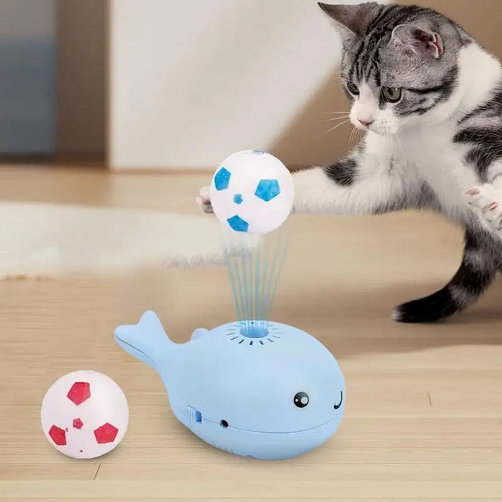 Jouet interactif flottant en forme de baleine - HautePattes