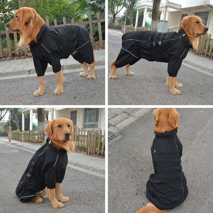 Imperméable 4 pattes pour chien – Confort, style & protection
