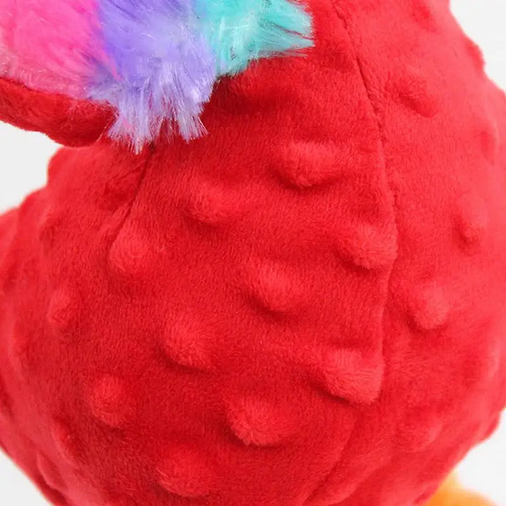 Jouet Couineur en Peluche Coq Rieur pour Chien - HautePattes