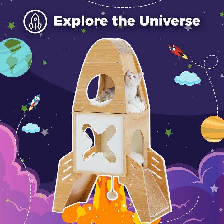 Arbre à Chat Fusée - HautePattes