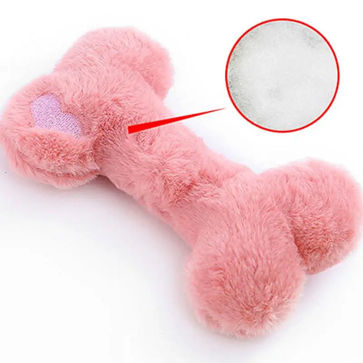 Jouet en peluche pour chien – Forme d’os - HautePattes
