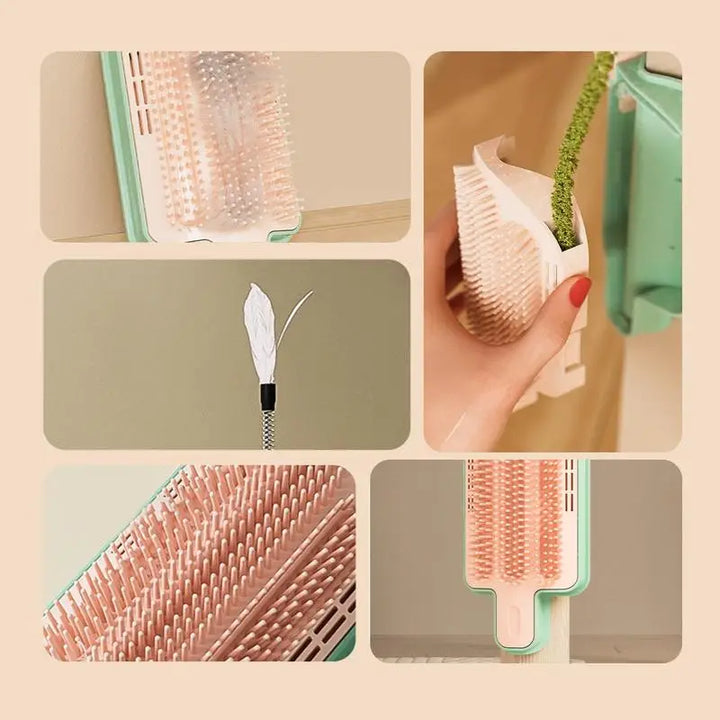 Brosse murale chat herbe à chat : détente autonome et coin bonheur