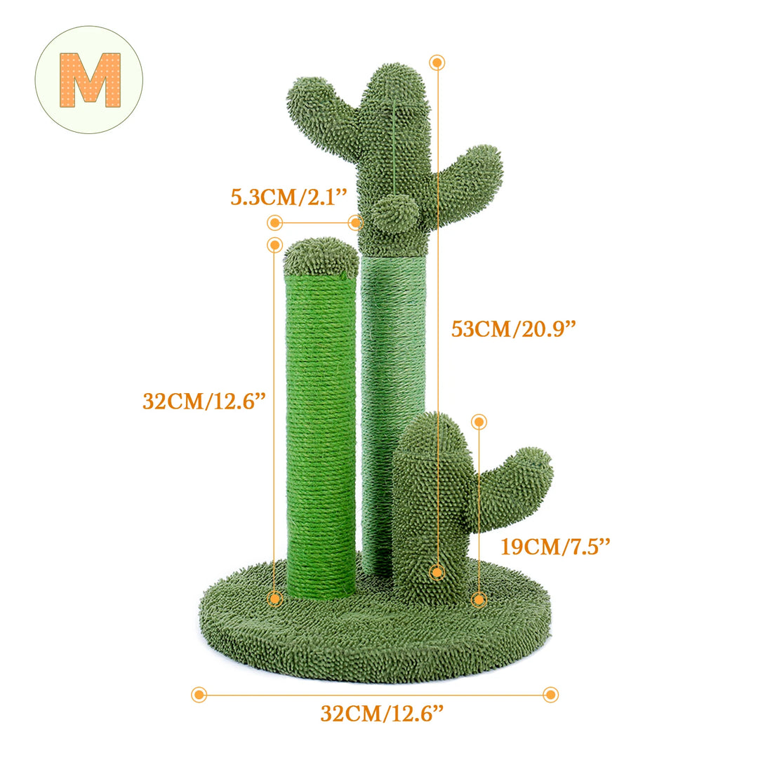 Griffoir cactus pour chat qui canalise l’instinct avec style