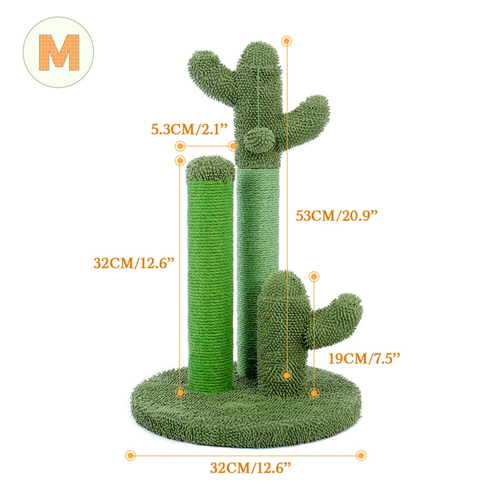 Griffoir cactus pour chat qui canalise l’instinct avec style