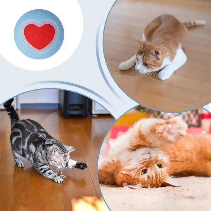 Balle rebondissante intelligente en forme de cœur - HautePattes